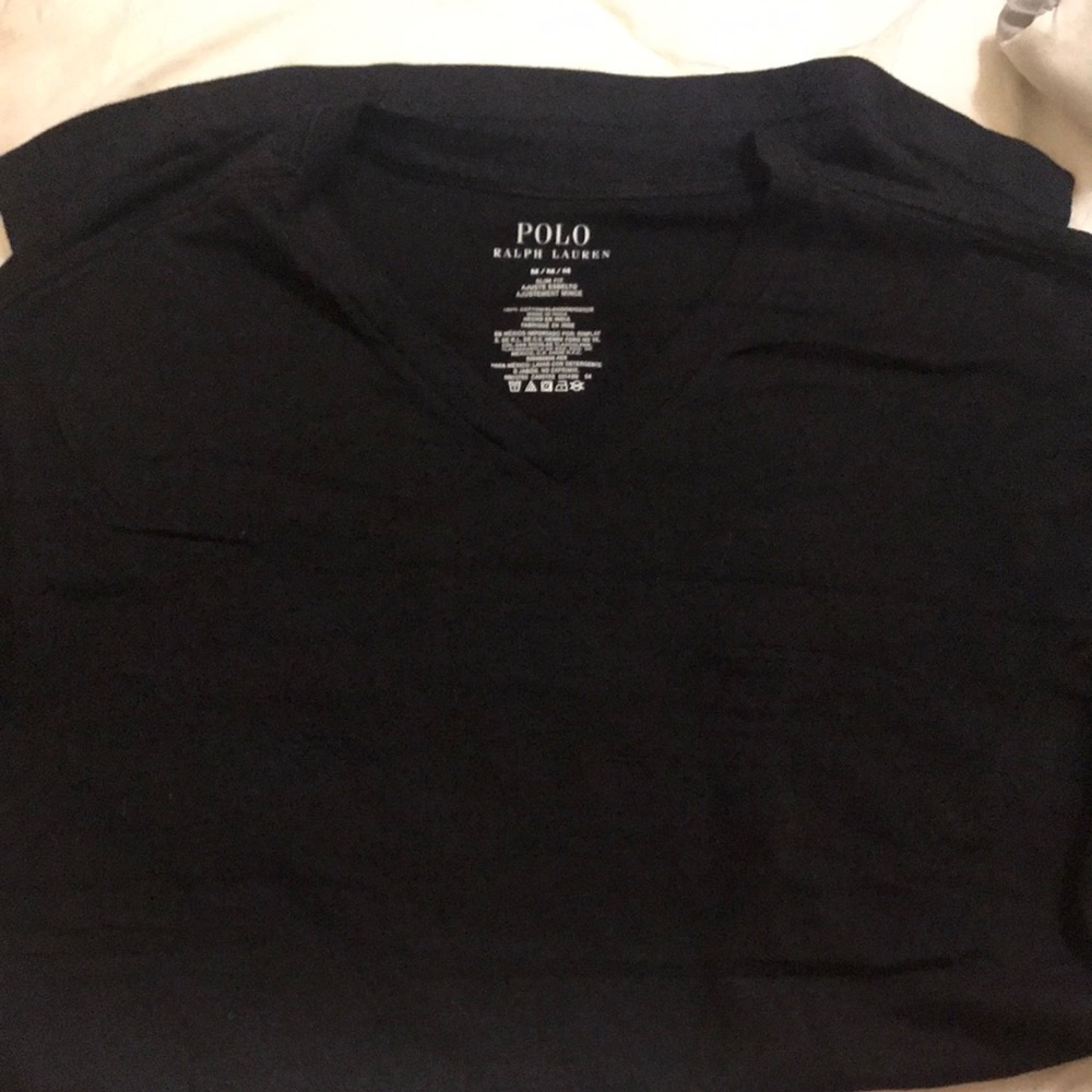 New V Neck Slim Fit Polo Tshirt